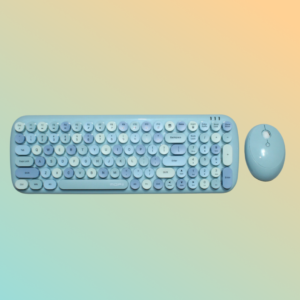 Limited Edition Pastel Blue Keyboard Mouse Combo 1