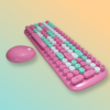 Limited Edition Sky Magenta Keyboard and Mouse Combo 5