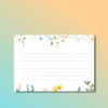 Cute Colorful Henna Doodle Flower Design Notebook Diary Bookmark Sticky Pads Notepads 25 1