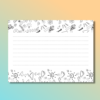 Cute Colorful Henna Doodle Flower Design Notebook Diary Bookmark Sticky Pads Notepads 2 5