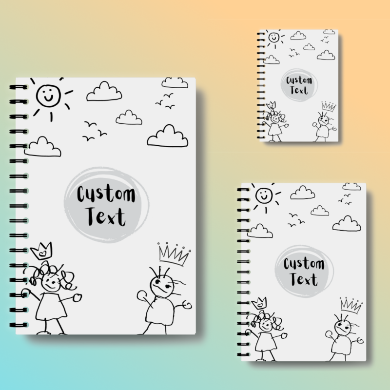 Cute Colorful Henna Doodle Flower Design Notebook Diary Bookmark Sticky Pads Notepads 3 3