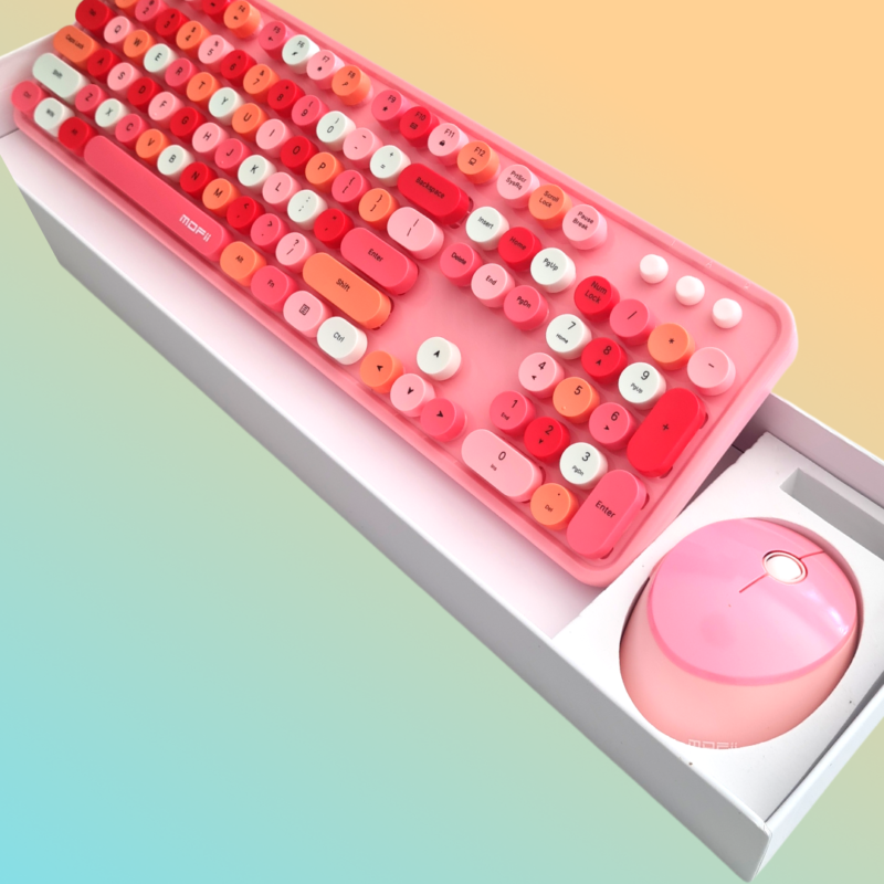 Cute Keyboard and Mouse Combo 5