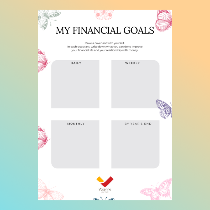 Persoanlised Financial Planner Customised Budget Journal 7