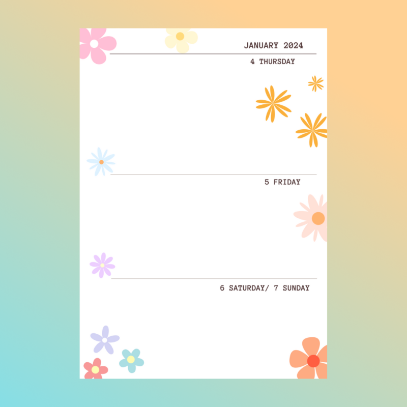 2024 Personalised Diary 2024 Custom Diaries Customised Stationery 2024 Gift (11)