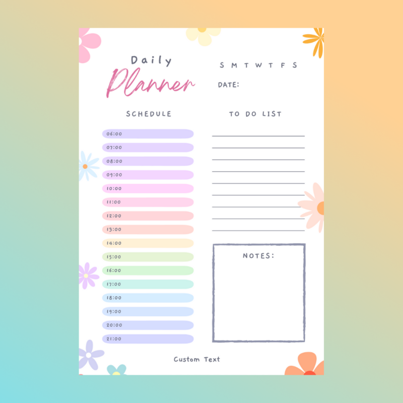 Personalised Notebook Custom Planner Personalised Diary Custom Stationery (20)