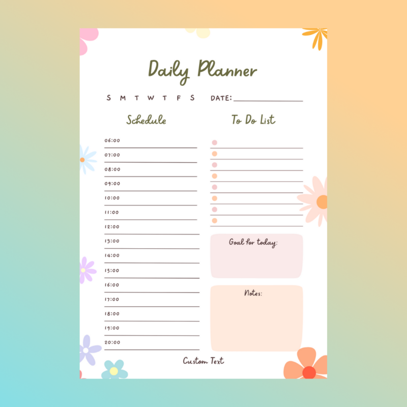 Personalised Notebook Custom Planner Personalised Diary Custom Stationery (26)