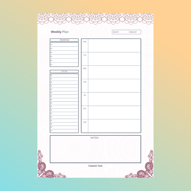 Personalised Notebook Custom Planner Personalised Diary Custom Stationery (33)