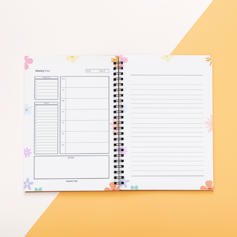 Personalised Notebook Custom Planner Personalised Diary Custom Stationery (45)