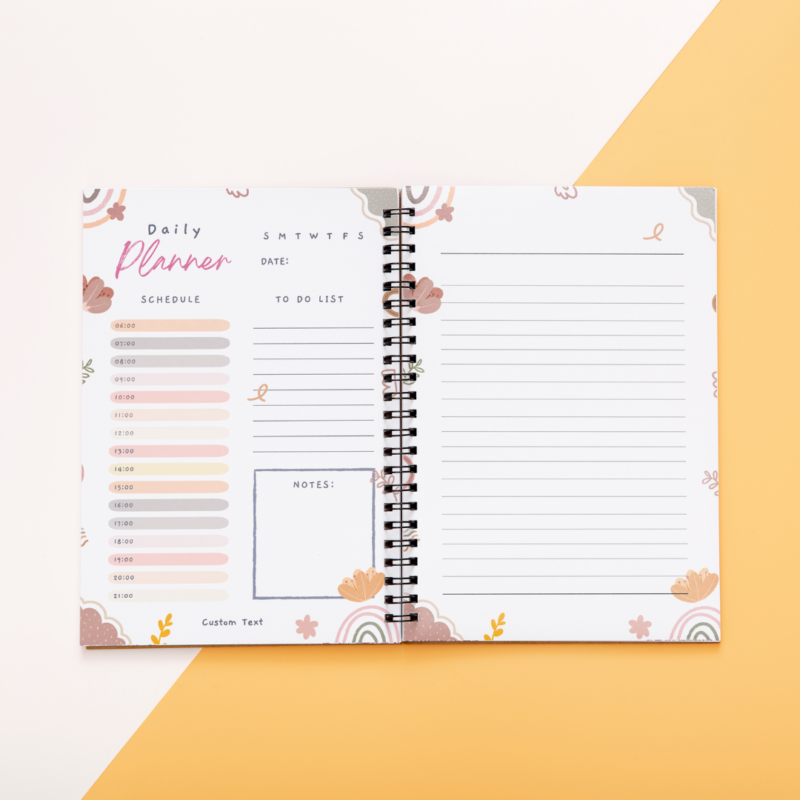 Personalised Notebook Custom Planner Personalised Diary Custom Stationery (52)