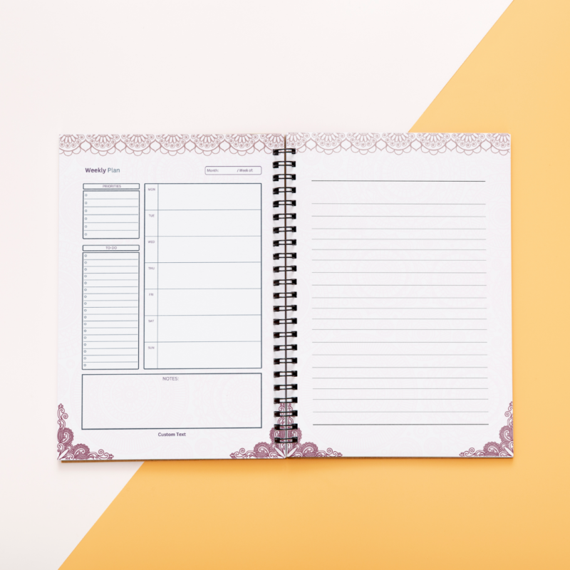 Personalised Notebook Custom Planner Personalised Diary Custom Stationery (53)