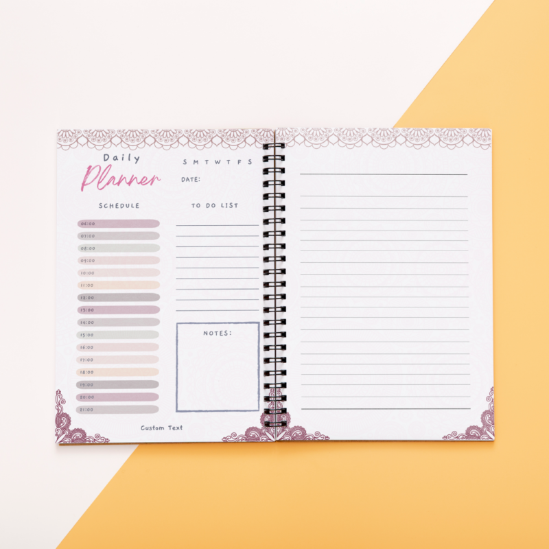 Personalised Notebook Custom Planner Personalised Diary Custom Stationery (54)