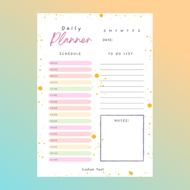 Personalised Notebook Custom Planner Personalised Diary Custom Stationery (57)