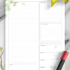 Undated Planner with Daily Checklist 1