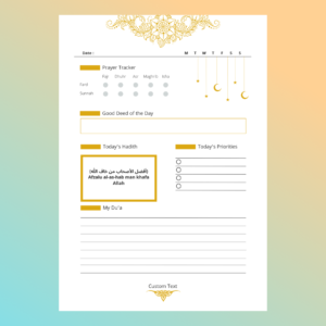 Custom Stationery Custom Planners Personalised Stickers Islam Planners Muslim Journal Spiritual Stationery (1)