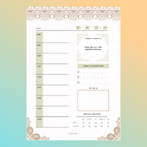 Custom Stationery Custom Planners Personalised Stickers Islam Planners Muslim Journal Spiritual Stationery (4)