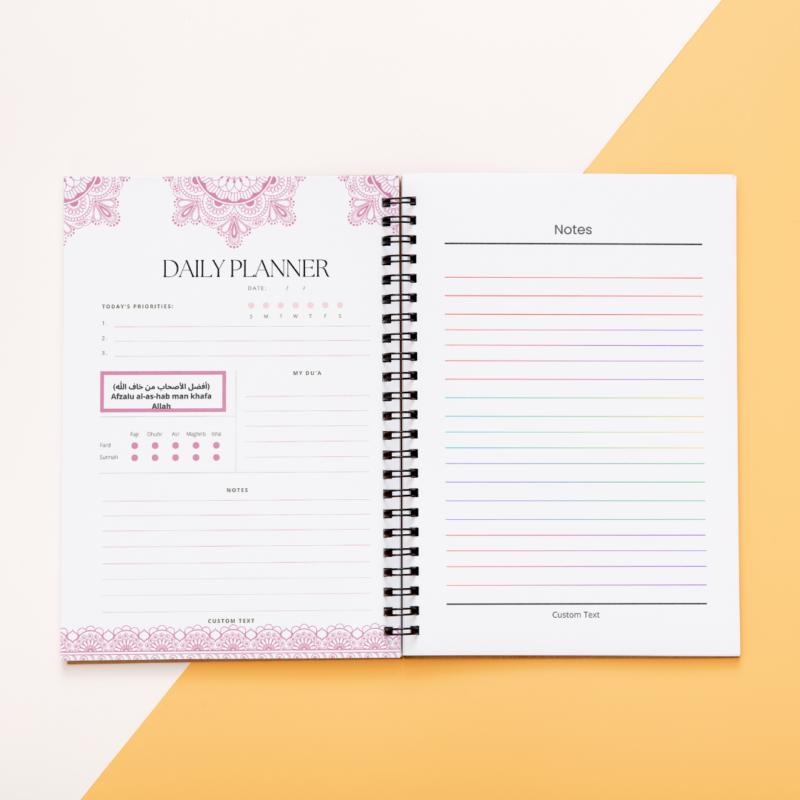 Custom Stationery Custom Planners Personalised Stickers Islam Planners Muslim Journal Spiritual Stationery (6)