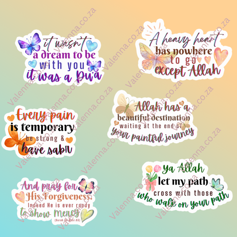 Islam Stickers Moslem Journalis Stickers Islamic Journaling Accessories (3)