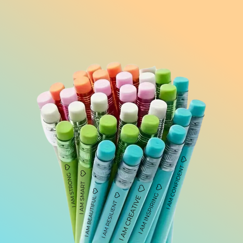 Custom Personalised Branded Pens and Pencils Pastel Multicolor (6)