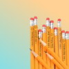 Custom Personalised Branded Pens and Yellow Pencils (2)