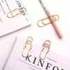 Paper Clip Floral Enamel Metal Stationery Bookmark (4)