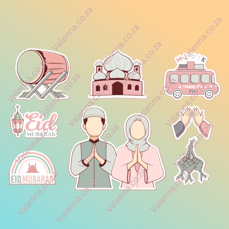 Custom Ramadan Decals Stickers Islam Journling Stickers (2)