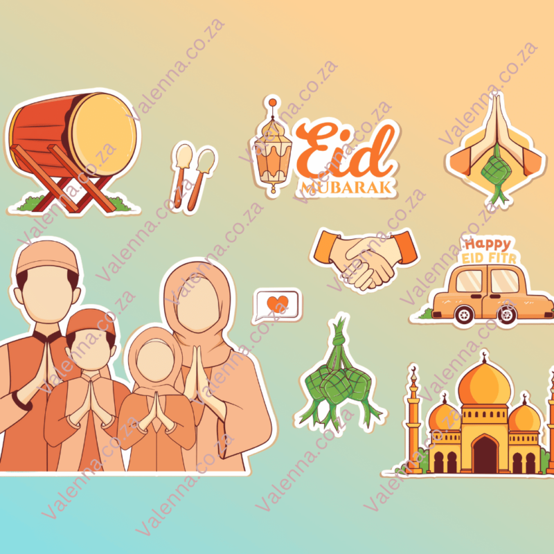 Custom Ramadan Decals Stickers Islam Journling Stickers (8)