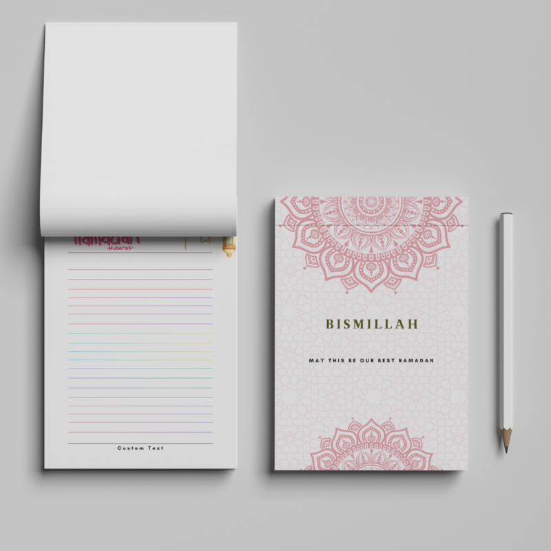 Ramadad Islam Personalised Notepads Muslim Dekpads (2)